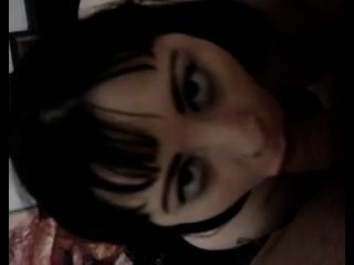 young prostitute swallows cocks thoroughly