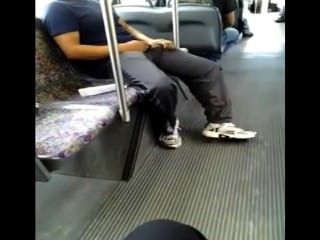 public in the bus gay